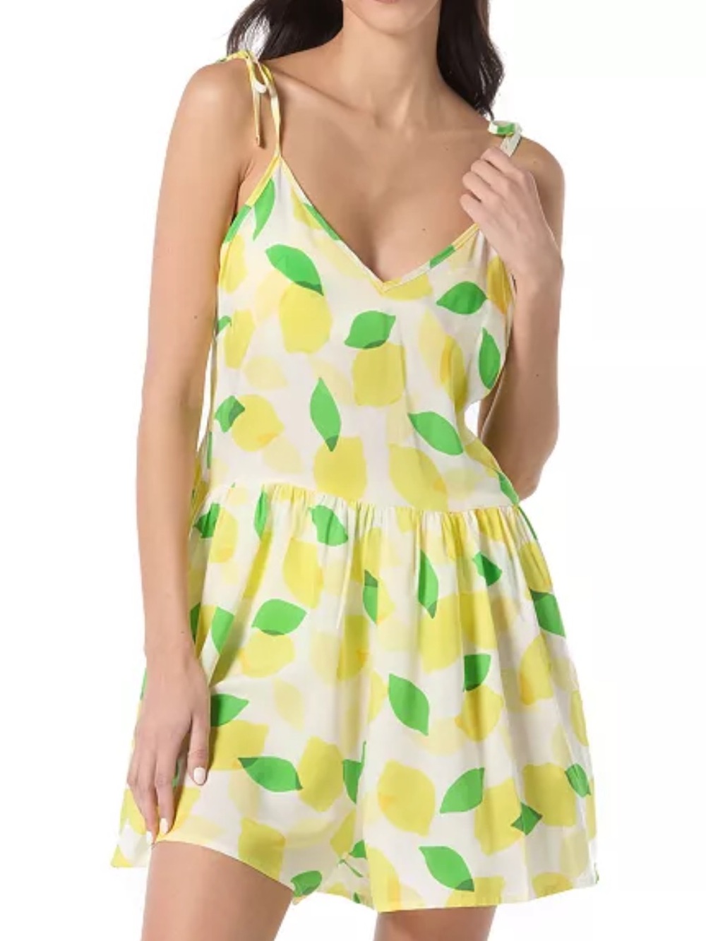 Kate Spade New York Lemon Print Romper Swim Coverup Size XL NWT Playful Beach - Picture 11 of 11